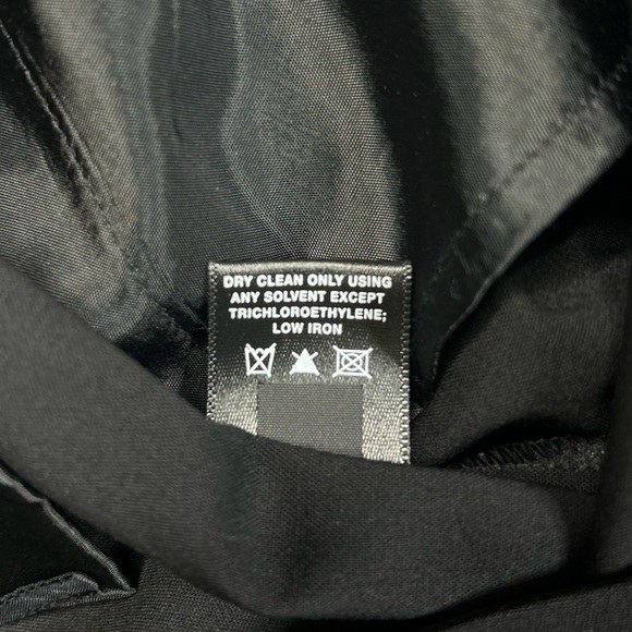 Lafayette 148 New York Black Wool Blend Wide Leg Pants Capsule Wardrobe - Picture 8 of 13